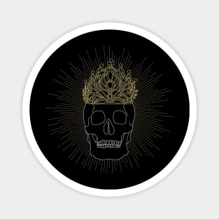 Skull King Crown Magnet